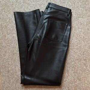 Aritzia Wilfred Leather Pants